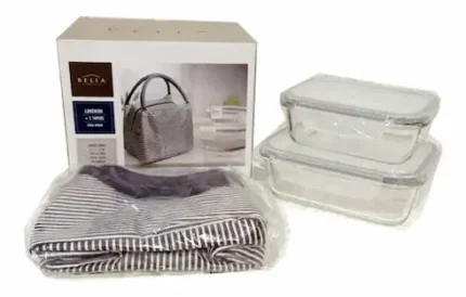 Lonchera Urban Blue + 2 Tapers De Vidrio / BELIA